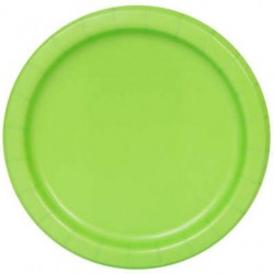 20 pratos 18 cm EU verde lima