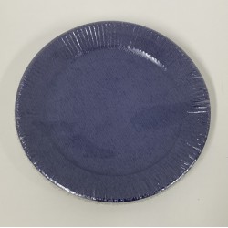 25 pratos 18 cm azul Basikolor