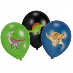 6 balões de latex 11" Happy...