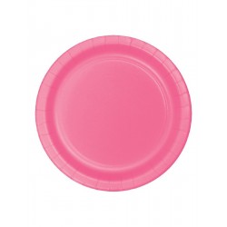 8 pratos 18 cm rosa