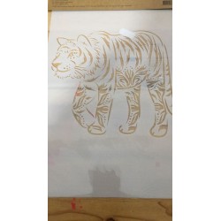 Stencil tigre 21x31cm