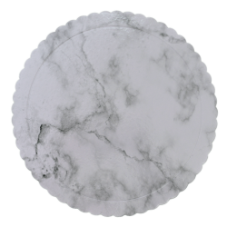 Base redonda 25 cm mármore