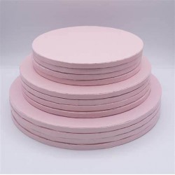 Base alta rosa claro 30x1cm