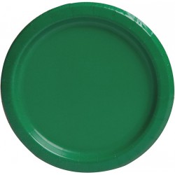 8 pratos 18cm verde esmeralda