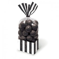 10 sacos para doces preto