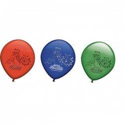 8 Balões Latex PJMASKS