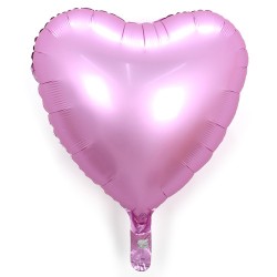 Balão foil coração  cetim...
