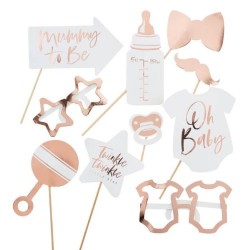 Photo Booth baby Shower Props
