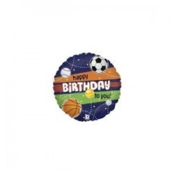 Balão Happy Birthday sports...