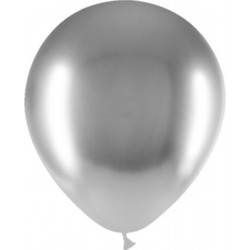 Balão 12' Prata Brilhante,...