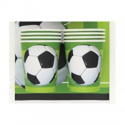 8 Cups 270ml - 3D Soccer