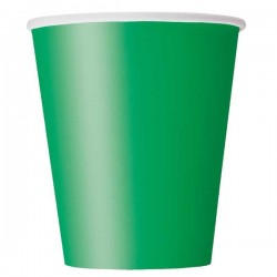 8 9Oz. Cups - Emerald Green